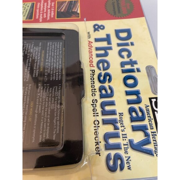 Seiko American Heritage Dictionary & Thesaurus - Picture 4 of 4